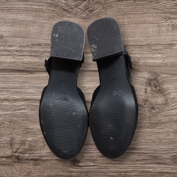 Glitter Encrusted Square Heels - Picture 6 of 7